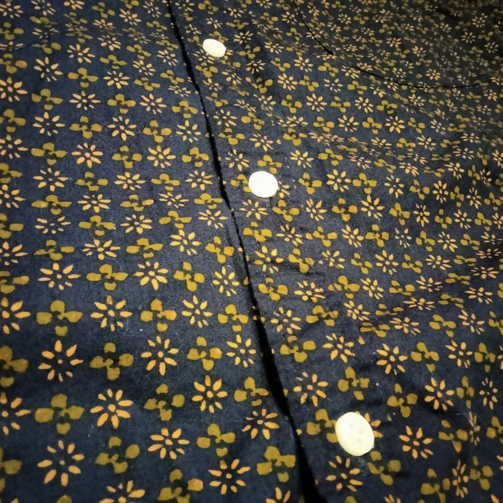 Gap Mens Button Up Floral Shirt Size XXL